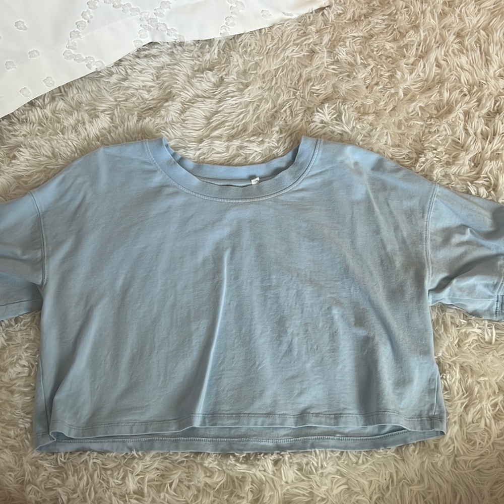 LA Hearts tshirt crop top